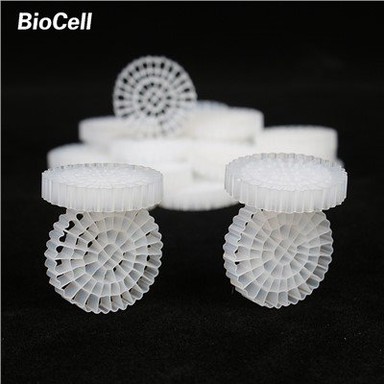 Plastmasas MBBR biofiltra materiāls ūdens attīrīšanai